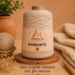 Barbante Areia para Crochê e Artesanato – Tom Neutro