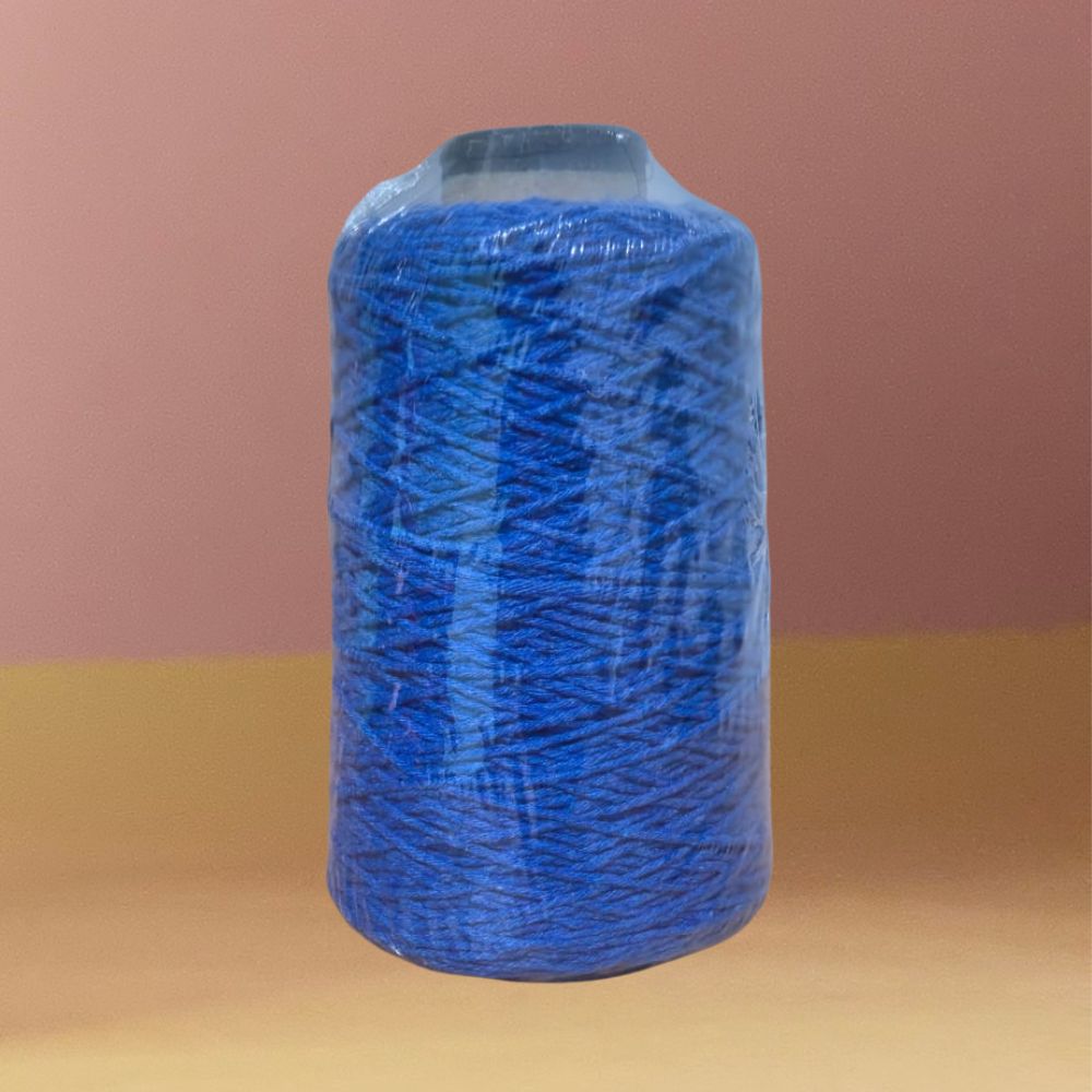 Barbante Azul Royal para Crochê Manu & Cia