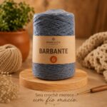 Barbante Jeans para Crochê Manu & Cia