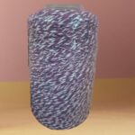 Barbante Mesclado 300g Ametista Intensa (Branco/Roxo/Beterraba) Nº6 Crochê | Fio Colorido Algodão Artesanato