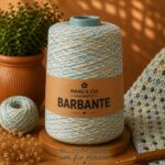 Barbante Mesclado Brasil Tropical (Verde/Amarelo) Nº6 Crochê | Fio Artesanato Colorido