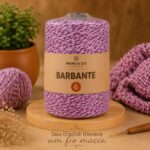 Barbante Mesclado 600g Paixão (Branco/Rosa/Vermelho) Nº6 Crochê | Fio Algodão