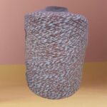 Barbante Mesclado 600g Terracota (Branco/Ferrugem) Nº6 Crochê | Fio Artesanato