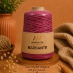 Barbante 6 Vermelho 300g Crochê | Fio Artesanato Tapete Bolsa Cor Forte