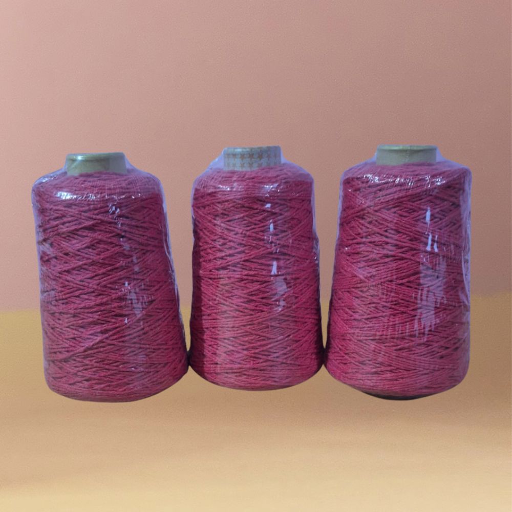 Barbante 6 Vermelho 300g Crochê | Fio Artesanato Tapete Bolsa Cor Forte