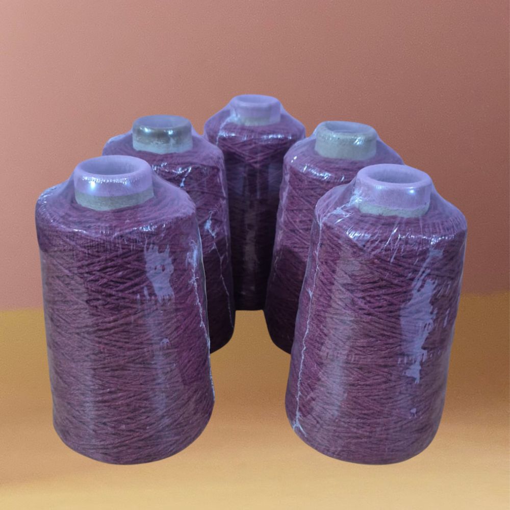 Barbante 6 Bordô 300g Crochê | Fio Algodão Premium Artesanato Bolsa Tapete Resistente